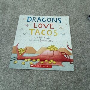 Scholastic Dragons Love Tacos Book - Colorful Cover